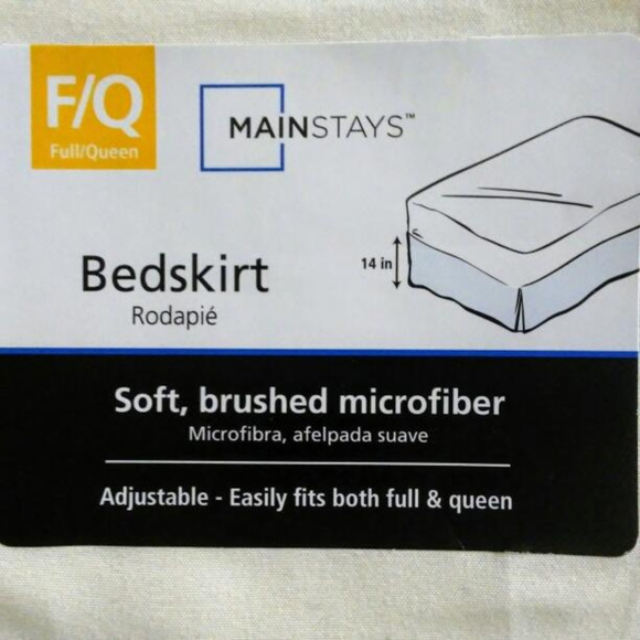 Mainstays Full / Queen Bedskirt - Picture 2 of 4